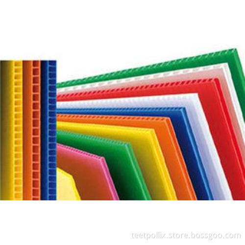 Custom Reusable PP Plastic Corrugated Plastic Sheets For Pa